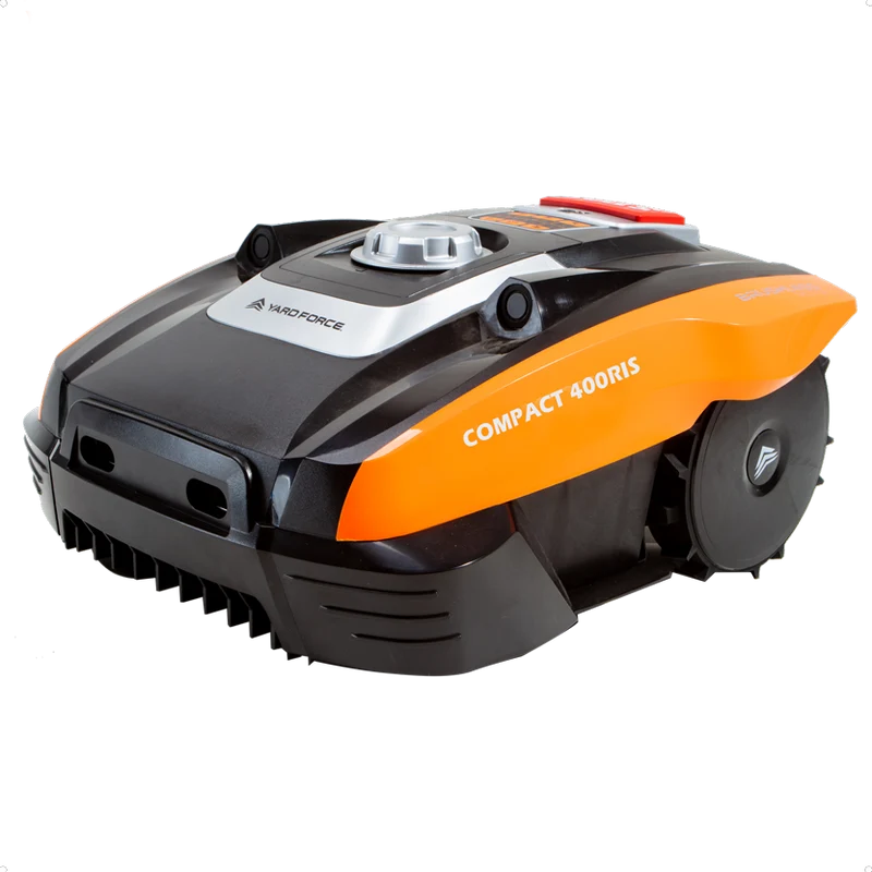 Yard Force Mähroboter COMPACT 400RiS – Bis 400 m², WLAN & App-Steuerung, iRadar Ultraschallsensor, Brushless Motor, Kantenschnitt