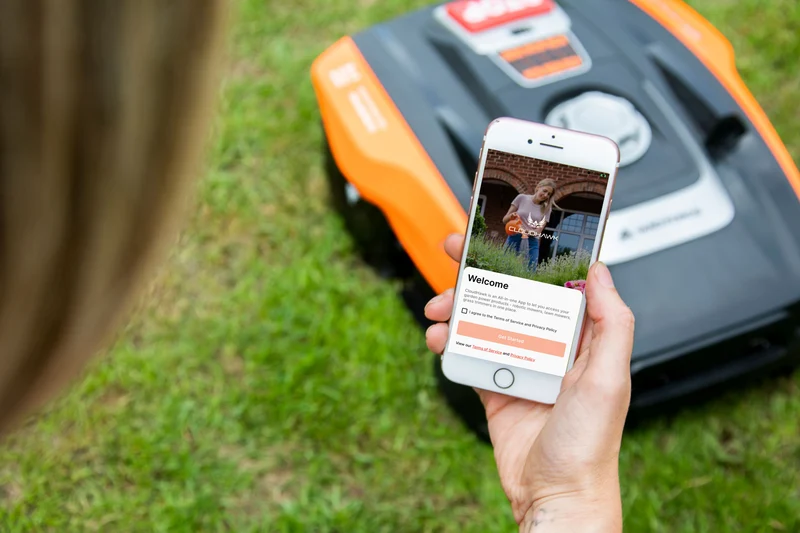 Yard Force Mähroboter COMPACT 400RiS – Bis 400 m², WLAN & App-Steuerung, iRadar Ultraschallsensor, Brushless Motor, Kantenschnitt