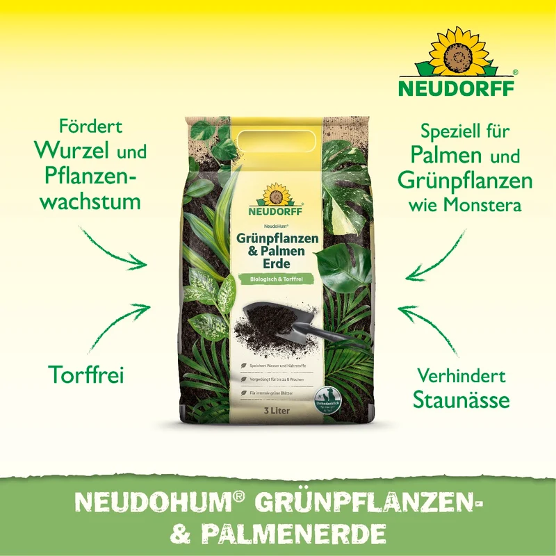 NeudoHum Grünpflanzen- & PalmenErde