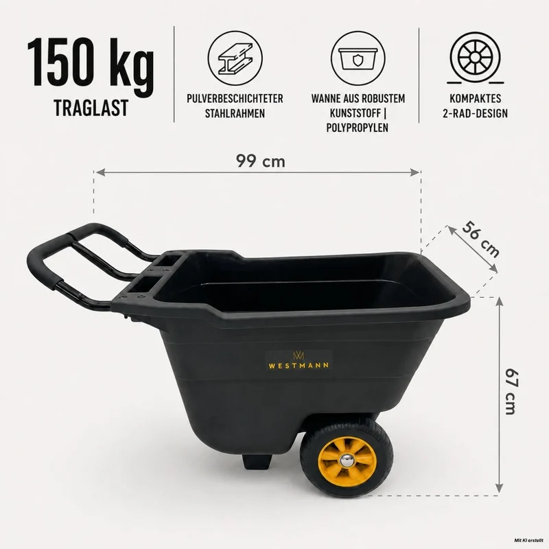 Westmann Schubkarre Prakta S 90L