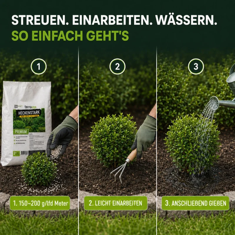 Heckenstark – Hecken-, Strauch- & Koniferendünger