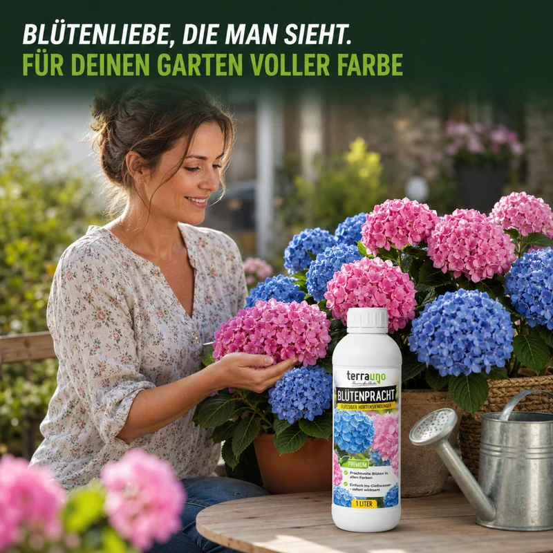 Blütenpracht - Flüssiger Hortensiendünger