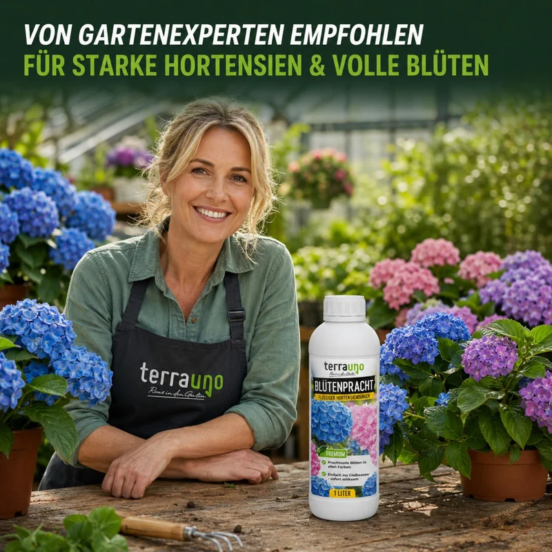 Blütenpracht - Flüssiger Hortensiendünger