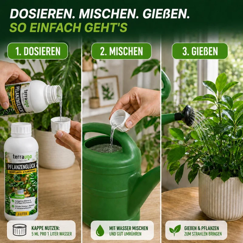Pflanzenglück - Grünpflanzen- & Palmendünger