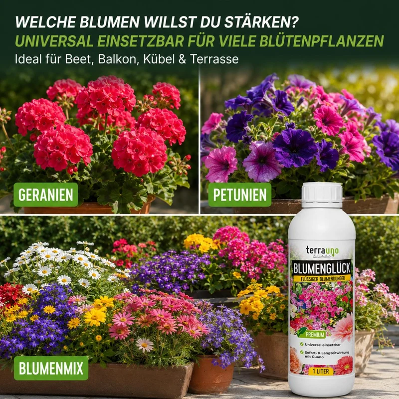 Blumenglück - Flüssiger Blumendünger