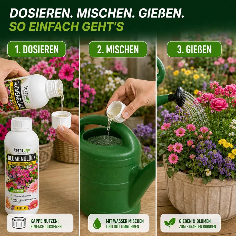 Blumenglück - Flüssiger Blumendünger