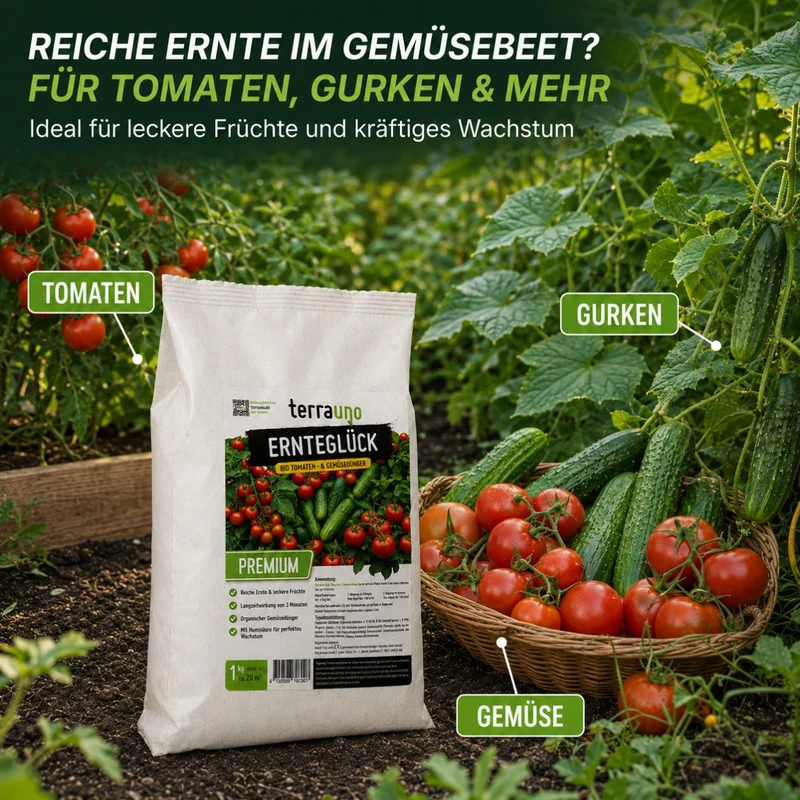 Ernteglück - Tomaten- & Gemüsedünger