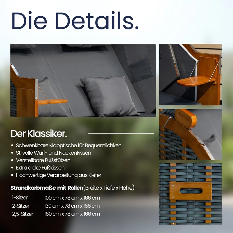 Der Klassiker 2-Sitzer