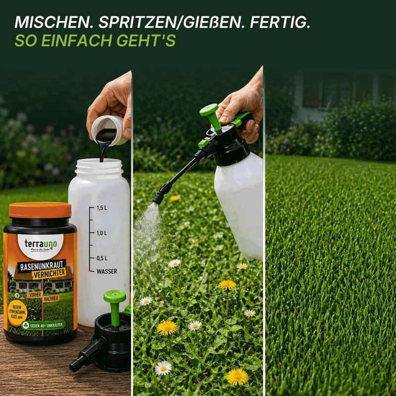 Flüssiger Unkrautvernichter