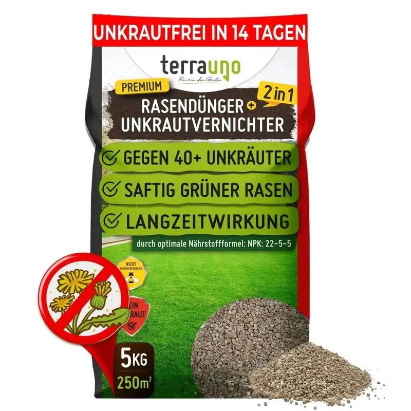Premium - Rasendünger mit Unkrautvernichter 22-5-5