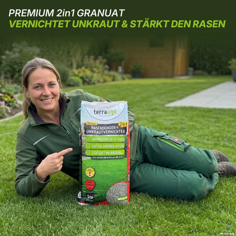 Premium - Rasendünger mit Unkrautvernichter 22-5-5