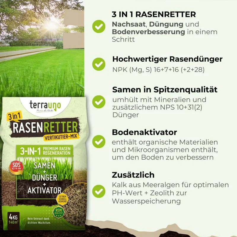 Rasenretter & Vertikutiermix