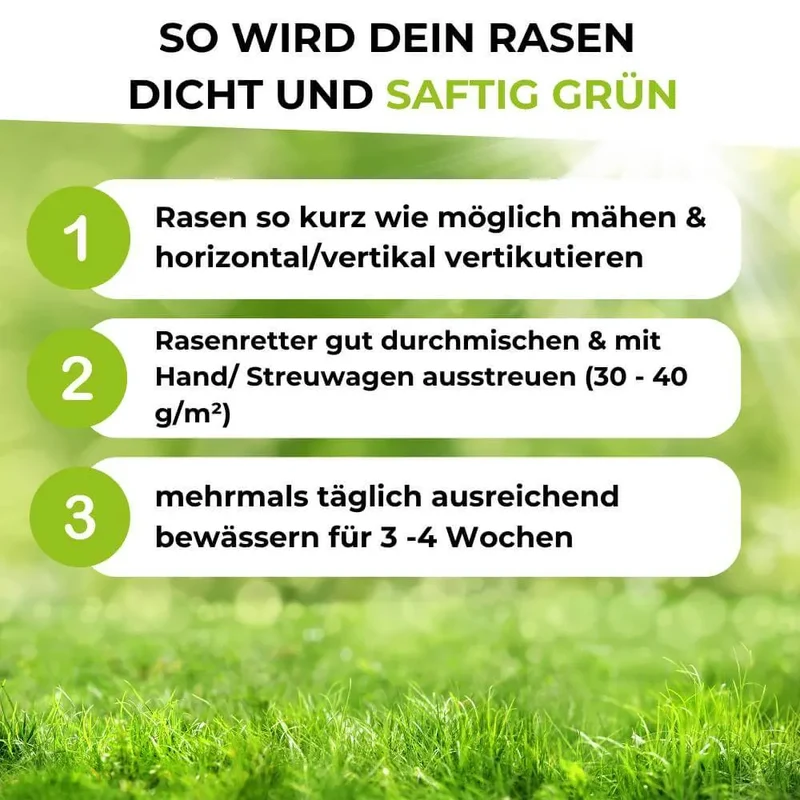 Rasenretter & Vertikutiermix