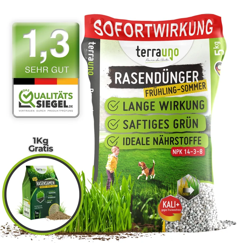 Rasendünger Sommer und Frühling