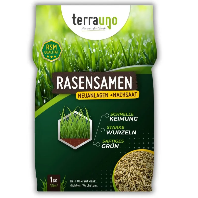 Rasensamen - Nachsaat, Reparatur und Neuanlage