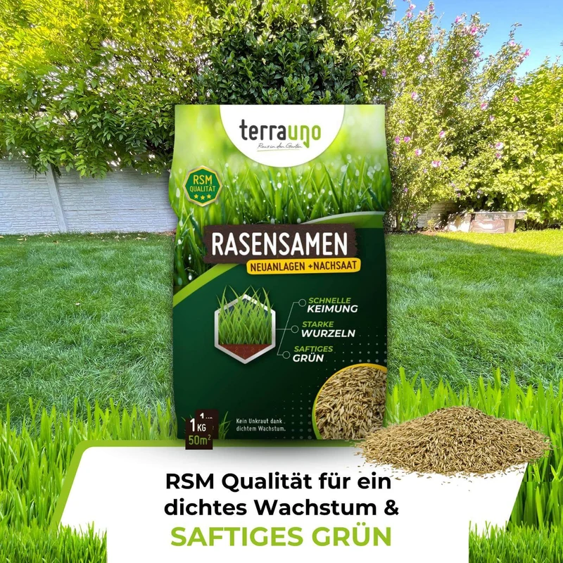 Rasensamen - Nachsaat, Reparatur und Neuanlage