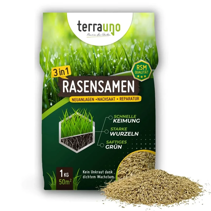 Rasensamen - Nachsaat, Reparatur und Neuanlage