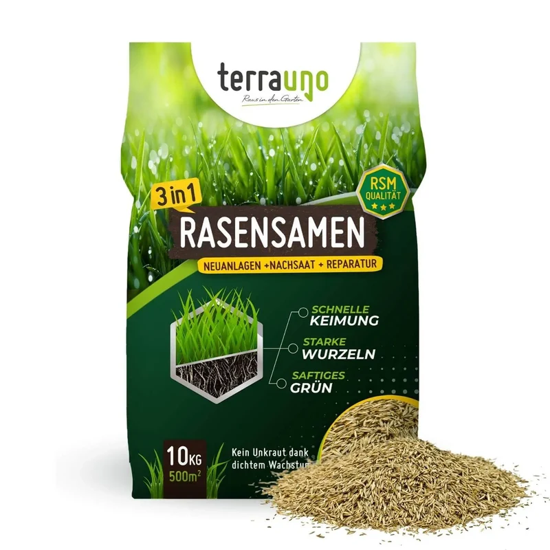 Rasensamen - Nachsaat, Reparatur und Neuanlage