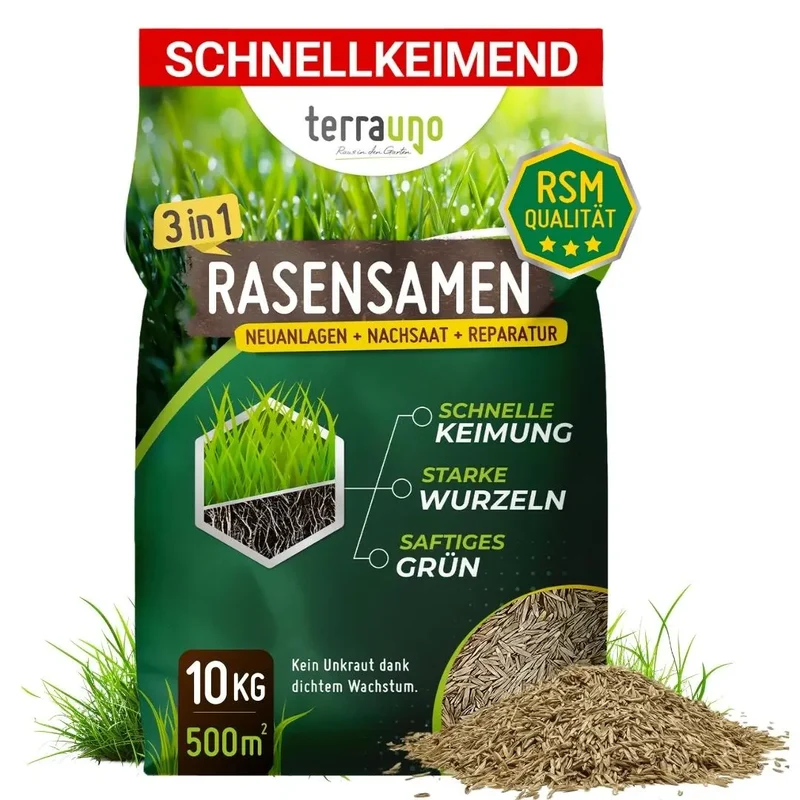 Rasensamen - Nachsaat, Reparatur und Neuanlage