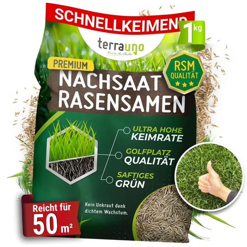 Rasensamen - Nachsaat, Reparatur und Neuanlage