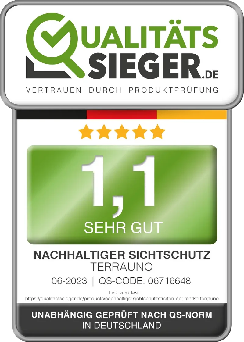 Sichtschutzstreifen | PP| Polypropylen | Lederoptik