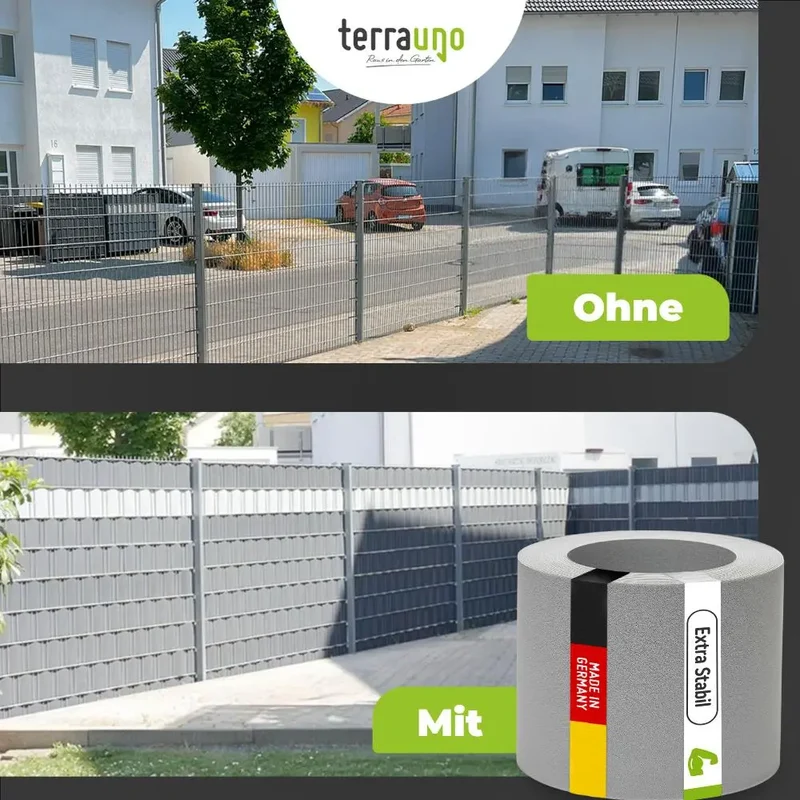 Sichtschutzstreifen | PP| Polypropylen | Lederoptik