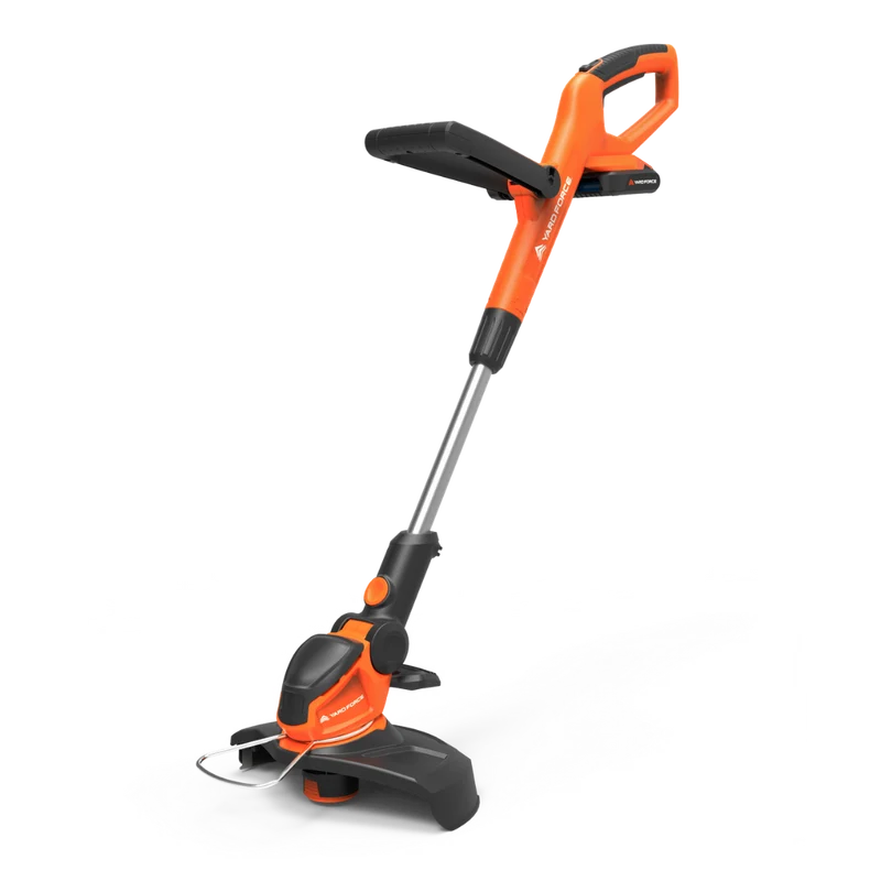 Yard Force 20V Akku-Rasentrimmer LT C25W – 25 cm Schnittbreite, Teleskopstiel (95-110 cm), Auto-Feed (Sologerät / Ohne Akku & Ladegerät)