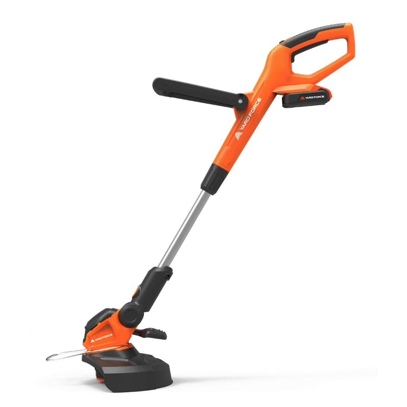 Yard Force 20V Akku-Rasentrimmer LT C25W – 25 cm Schnittbreite, Teleskopstiel (95-110 cm), Auto-Feed (Sologerät / Ohne Akku & Ladegerät)