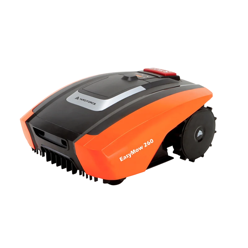 Yard Force 20V Mähroboter EasyMow 260B – für bis zu 260 m², Bluetooth App-Steuerung, Kantenschnittfunktion, 30 % Steigung, inkl. Installations-Set