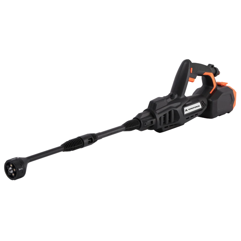 Yard Force 20V Akku-Mitteldruckreiniger LW C04 – 45 Bar & 360 l/h Fördermenge, inkl. 20V 4,0 Ah Akku & Ladegerät, 5-in-1 Düse, drehbarer Handgriff