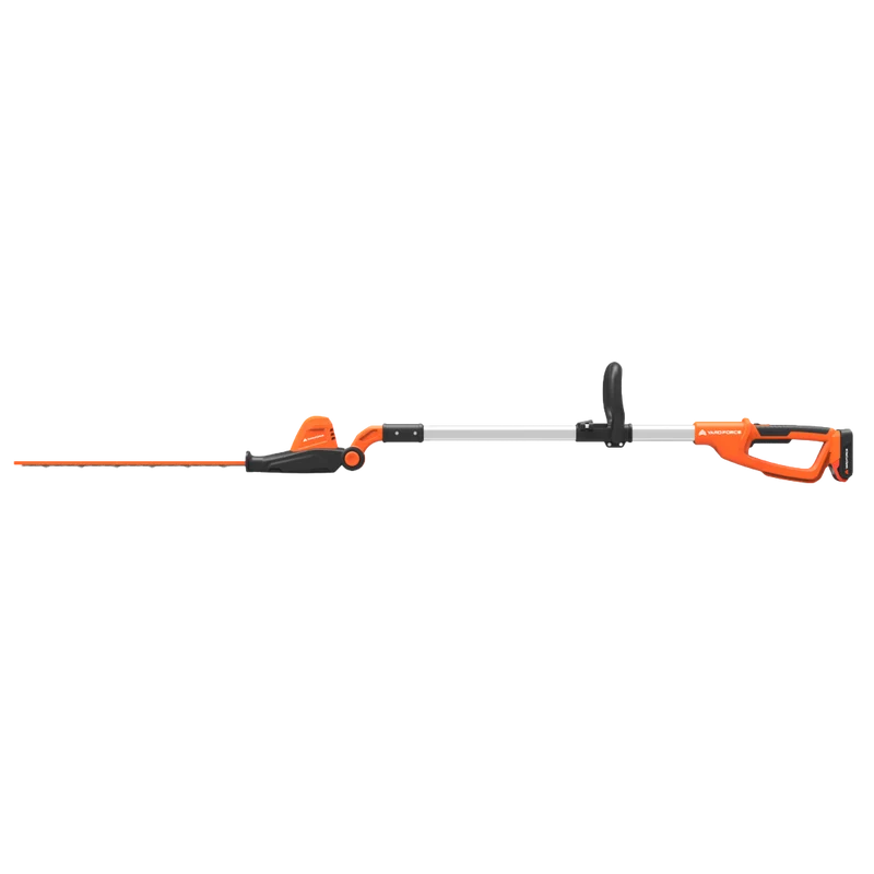 Yard Force 20V Akku-Teleskop-Heckenschere LH C41A – bis 256 cm Reichweite, inkl. 20V 2,0 Ah Akku & Ladegerät, 10-fach verstellbarer Schneidkopf, Diamantschliff-Messer