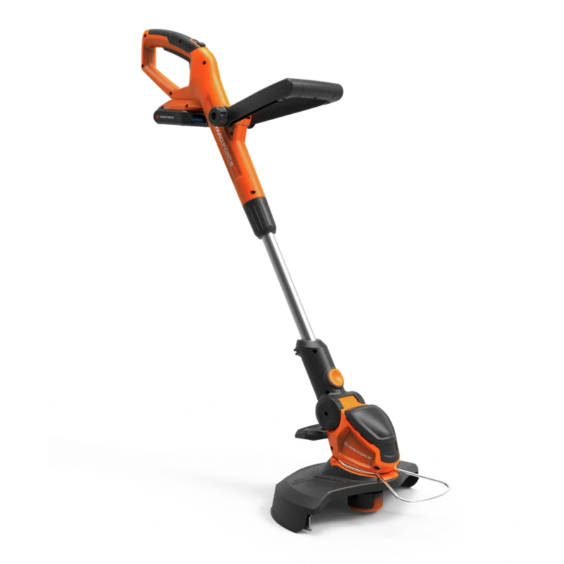 Yard Force 20V Akku-Rasentrimmer LT C25 – 25 cm Schnittbreite, inkl. 20V 2,0 Ah Akku & Ladegerät, Teleskopstiel & verstellbarer Zusatzgriff, Leichtgewicht