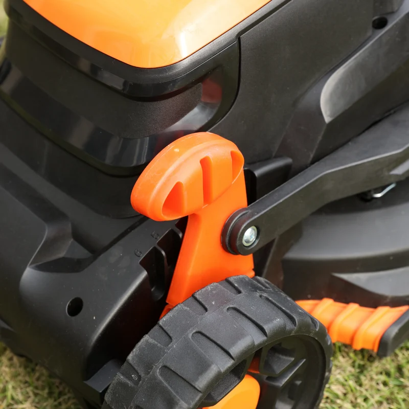 Yard Force 20V Akku-Rasenmäher LM C34B – 34 cm Schnittbreite, inkl. 2x 20V 2,5 Ah Akkus & Torque-Boost Technologie, 35L Fangkorb