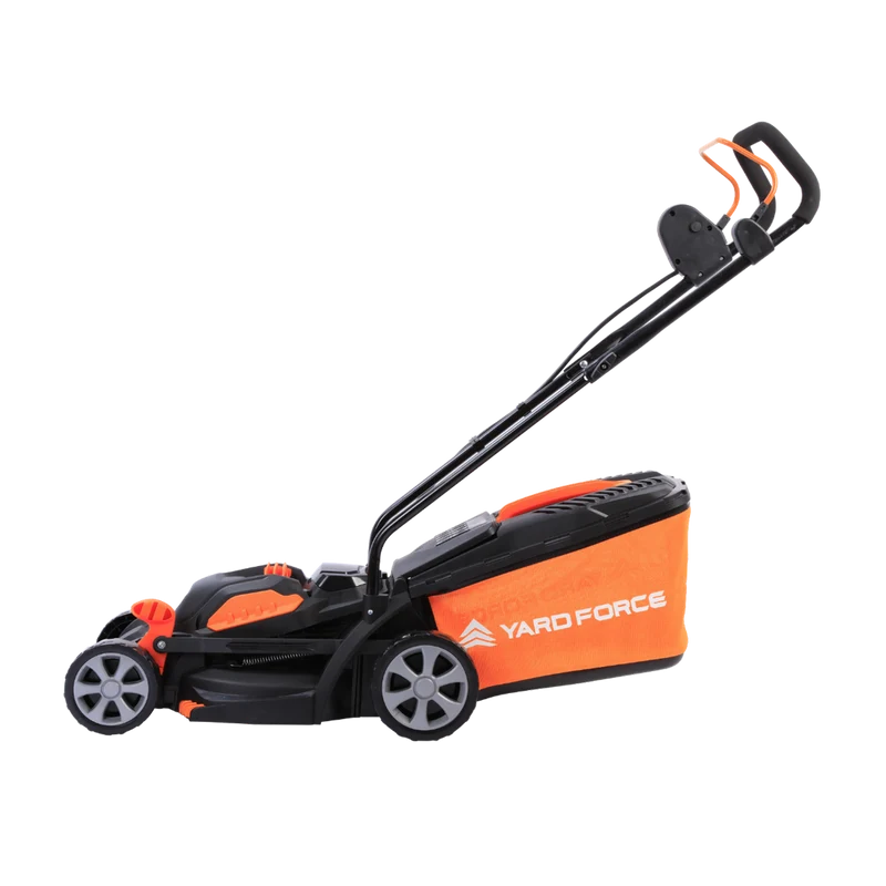 Yard Force 20V Akku-Rasenmäher LM C33B – 33 cm Schnittbreite, inkl. ausdauerndem 20V 5,0 Ah Akku & Schnellladegerät, 30L Fangkorb