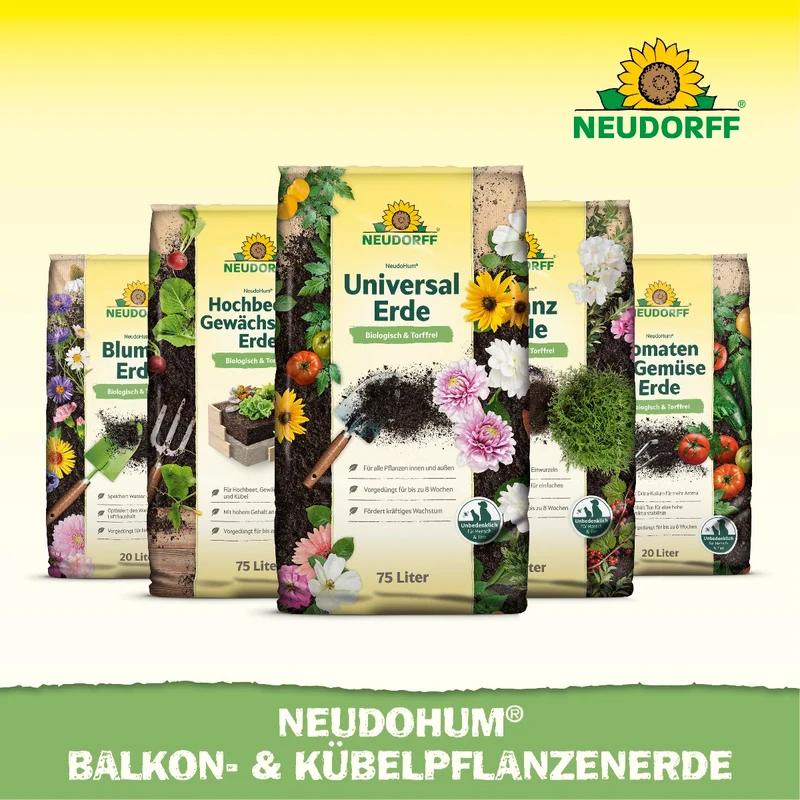 NeudoHum Balkon -& KübelpflanzenErde