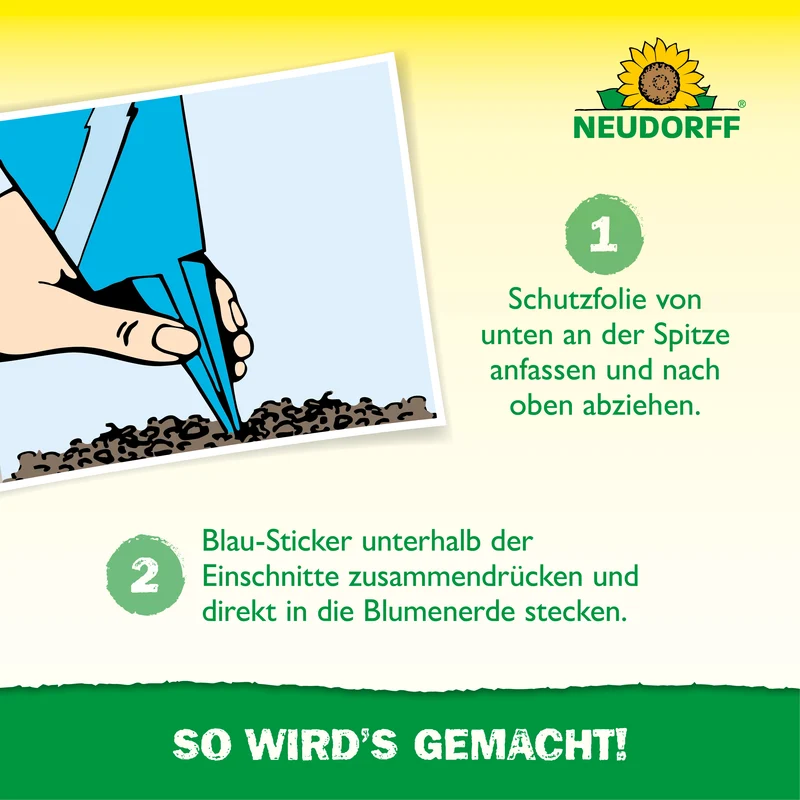 Blau-Sticker