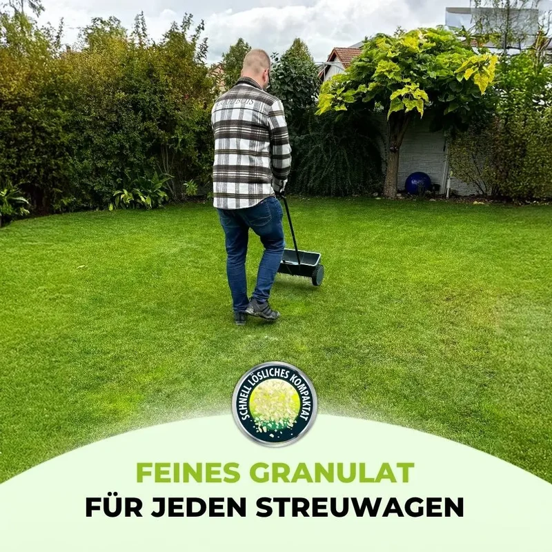 Rasendünger mit Eisen – Mooslos Glücklich
