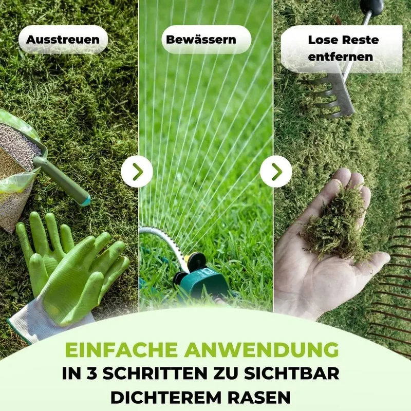 Rasendünger mit Eisen – Mooslos Glücklich