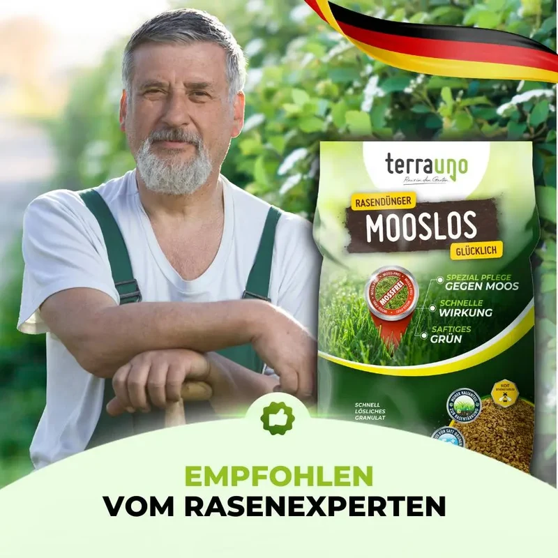 Rasendünger mit Eisen – Mooslos Glücklich