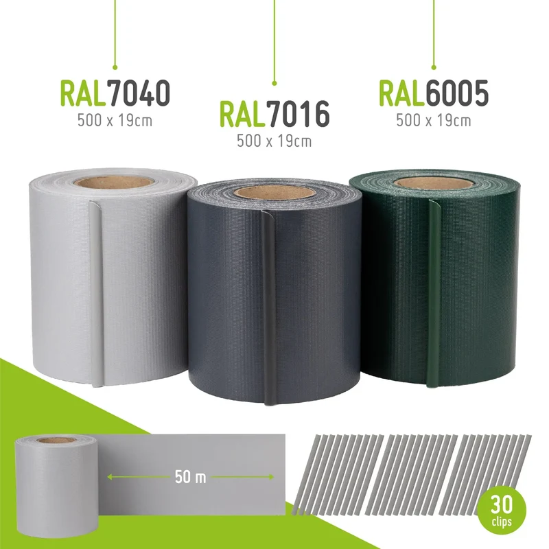 Sichtschutzstreifen (Rolle) aus PVC