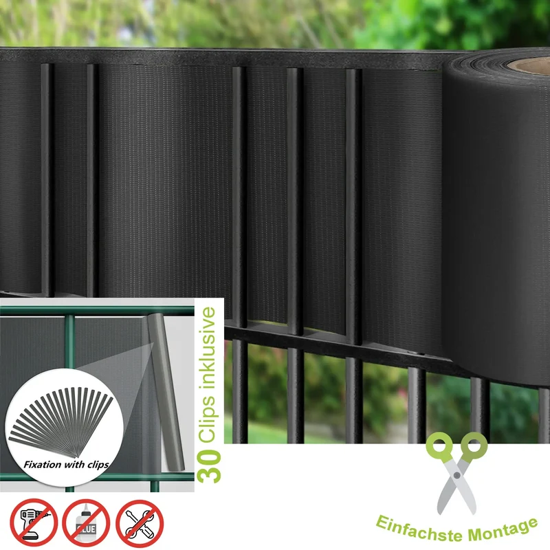 Sichtschutzstreifen (Rolle) aus PVC
