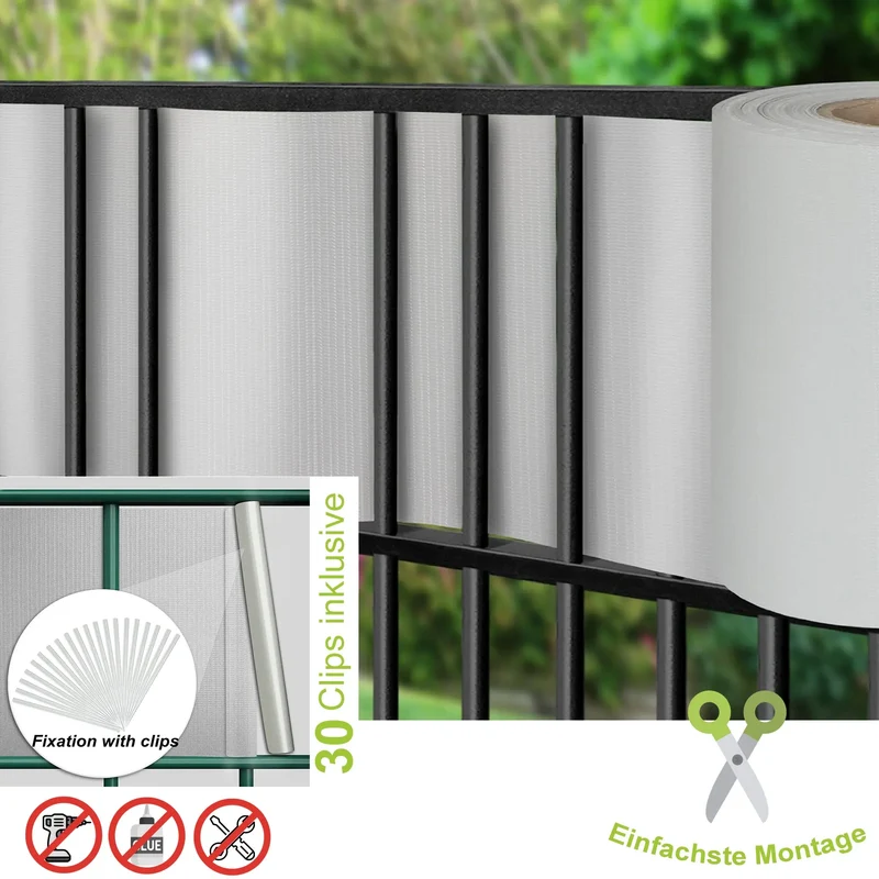 Sichtschutzstreifen (Rolle) aus PVC