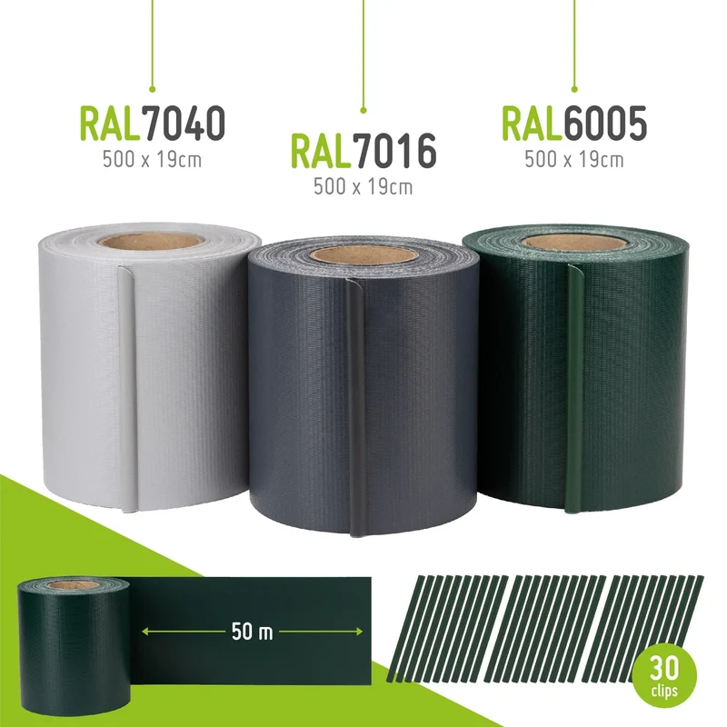 Sichtschutzstreifen (Rolle) aus PVC