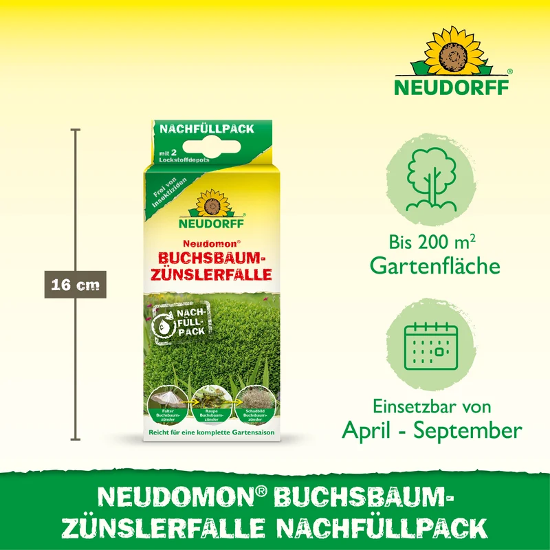 Neudomon BuchsbaumzünslerFalle Nachfüllpack