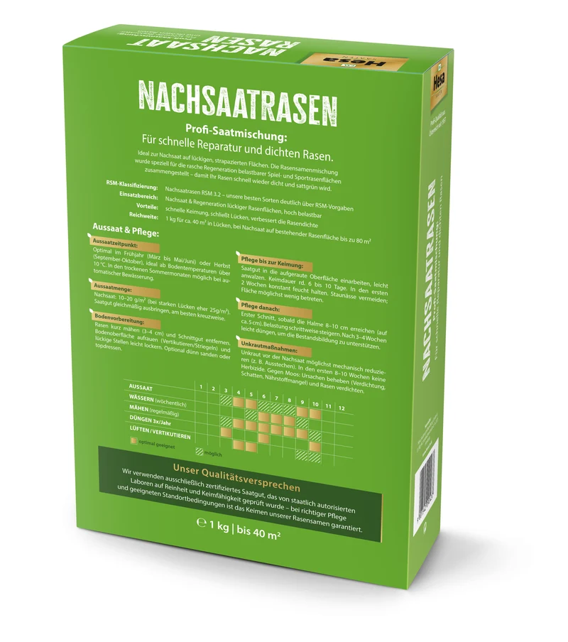 HESA Professional line Nachsaatrasen RSM 3.2, 1 kg