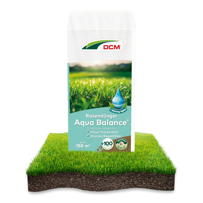 DCM Rasendünger Aqua Balance 9-3-12 mit Wetting Agent