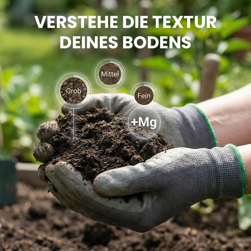 Bodenanalyse Pro – mit Mg & Textur