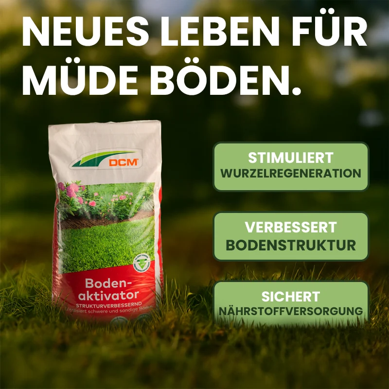DCM Bodenaktivator – Rasen & Garten 4-10-2 + 1 Fe