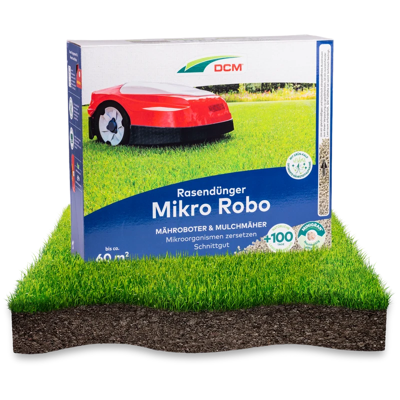 DCM Rasendünger Mikro-Robo 7-4-17 (+13% CaO, +3% MgO, 0,1% Fe-Chelat)
