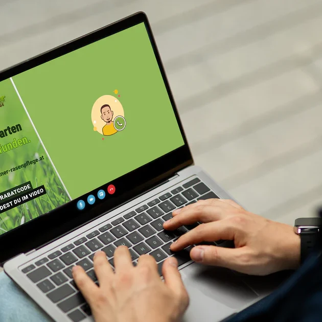 Rasenberatung per Video-Call – Experte von Wallner Rasenpflege